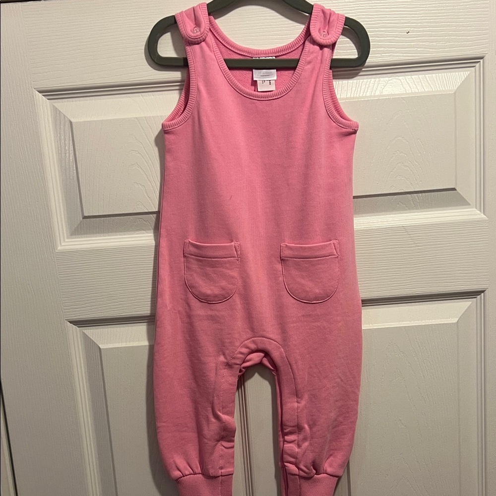 Hanna Andersson Pink Kids Overalls